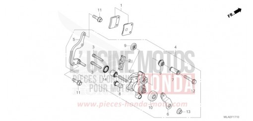 PARKING BRAKE CALIPER CMX1100D2R de 2024